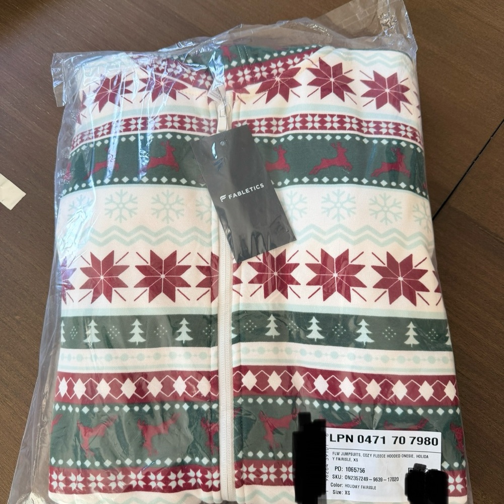Fabletics Cozy Fleece Hooded Onesie